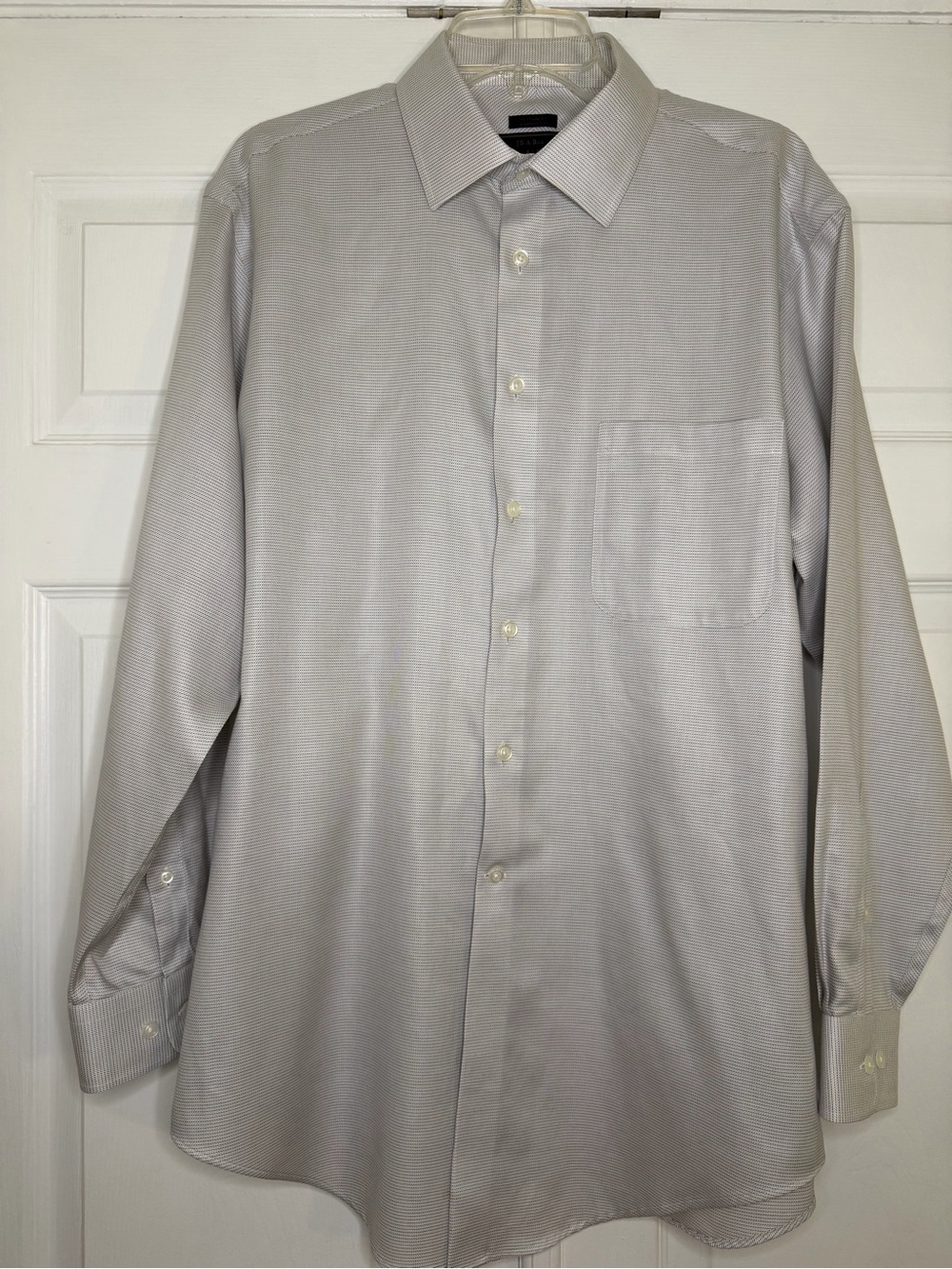 Jos A Bank Reserve Men's Classic Long-Sleeve Dress Shirt - Light Gray NWOT